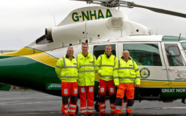 How Great North Air Ambulance Service worked with Give as you Live